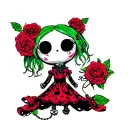 voodoo doll tattoo design idea