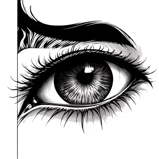 eye of horus tattoo design idea