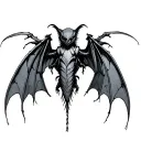 Mothman tattoo design idea