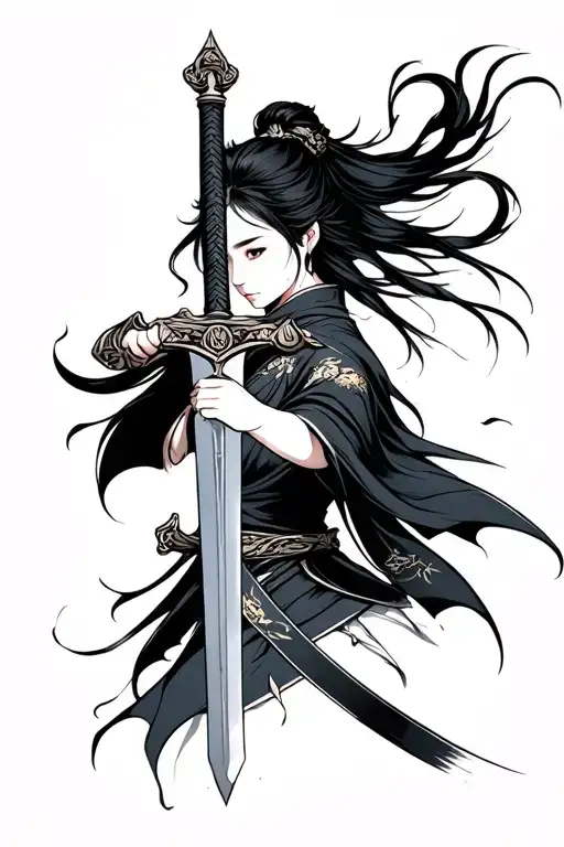 Mulan Sword tattoo design idea