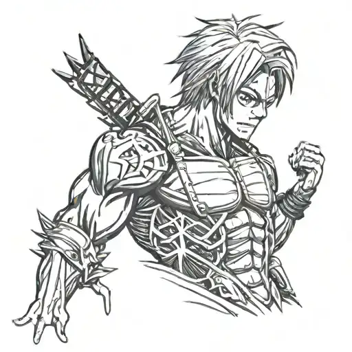 levy attack on titan tattoo design idea