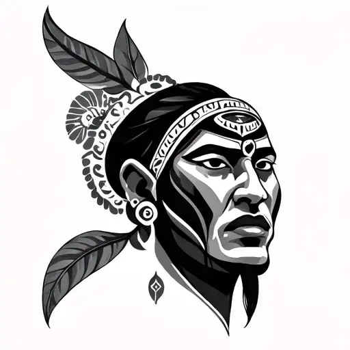 Taíno tattoo design idea