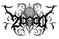 lettering gothic 2000 tattoo design idea