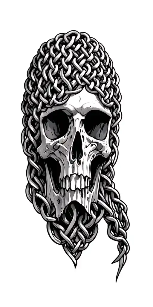 Chain Mail tattoo design idea