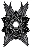 sacred geometry patterns tattoo design idea