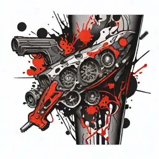forearm tattoo automotive tattoo design idea