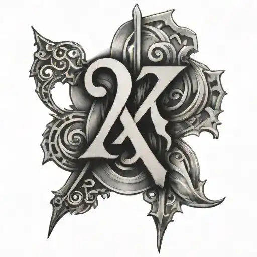 2000 Roman Numerals tattoo design idea