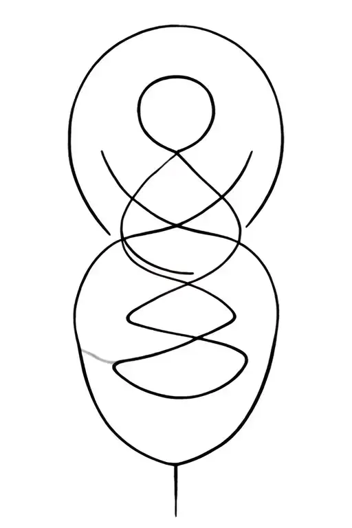 balance mind body and soul tattoo design idea