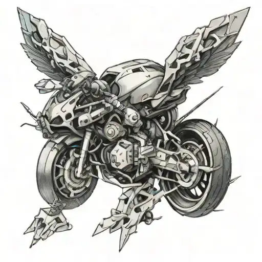 Akira with a heart shape tattoo design idea