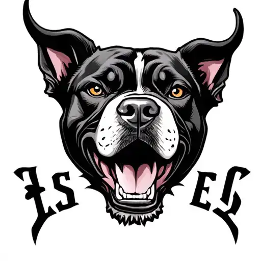 U.S. MARINES, DEVIL DOG FACE WITH tattoo design idea