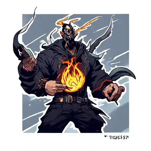 igris from solo leveling tattoo design idea