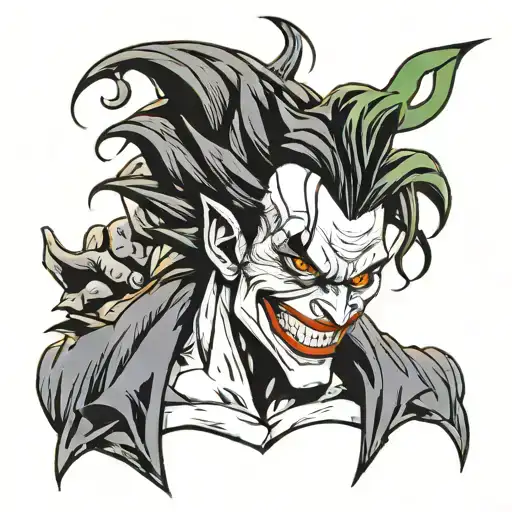 The Joker, SSJ4 Goku, The Hulk, CRNA Symbol, Allen Iverson Logo, and Dream Chaser tattoo design idea