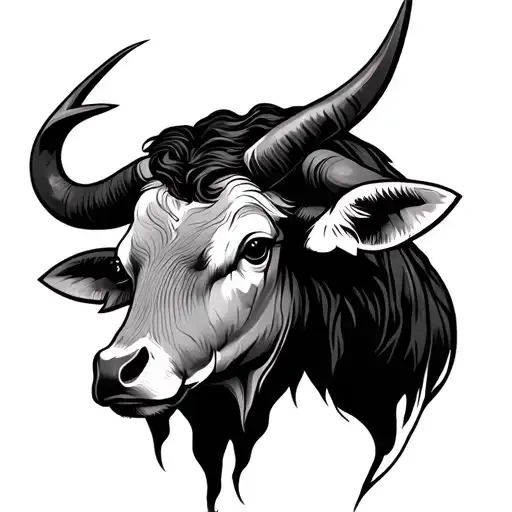 Taurus tattoo design idea