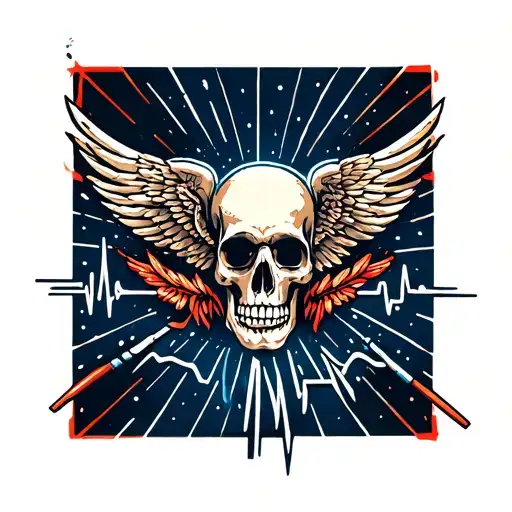 EKG 25.08.2020 revived tattoo design idea