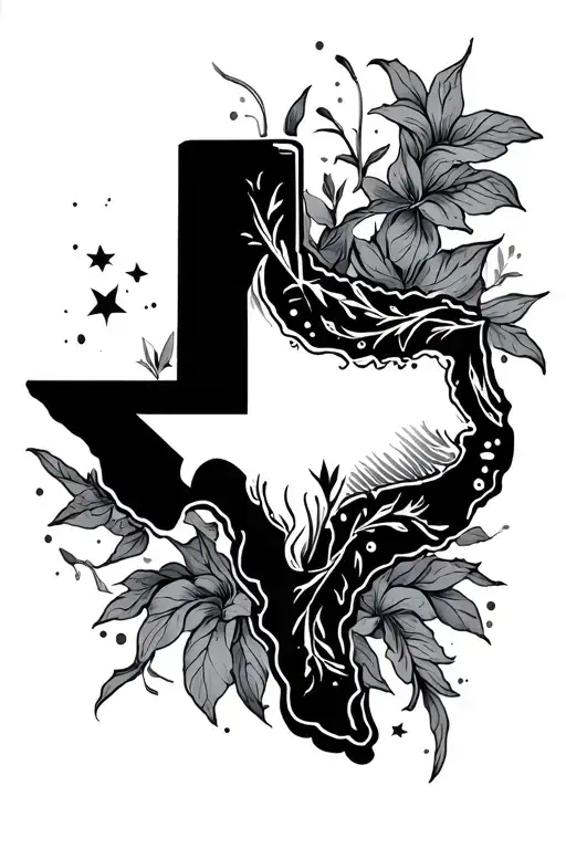 Texas tattoo design idea