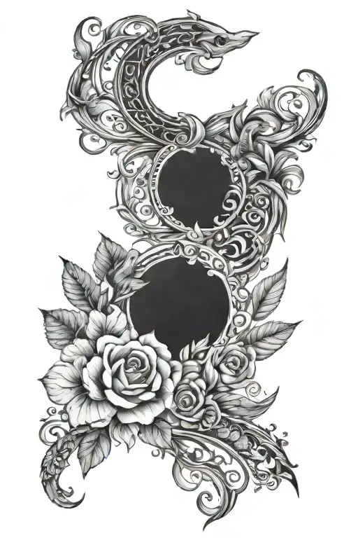 Feyre's arm from ACOTAR tattoo design idea