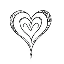 valentine tattoo flash tattoo design idea