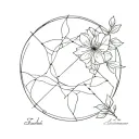 equanimity tattoo design idea