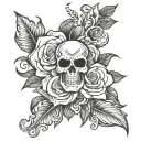 Traditional Flash tattoo design idea