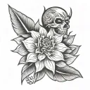 Traditional Flash tattoo design idea