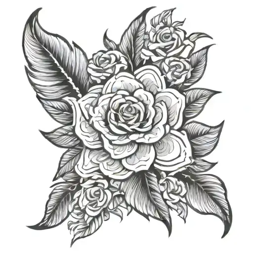 Traditional Flash tattoo design idea