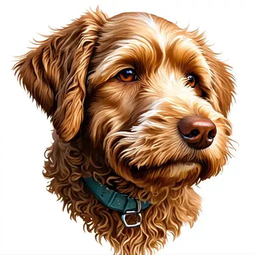 goldendoodle tattoo design idea