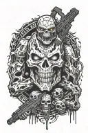 black ops 3 zombies tattoo design idea