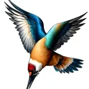 swallow bird tattoo design idea