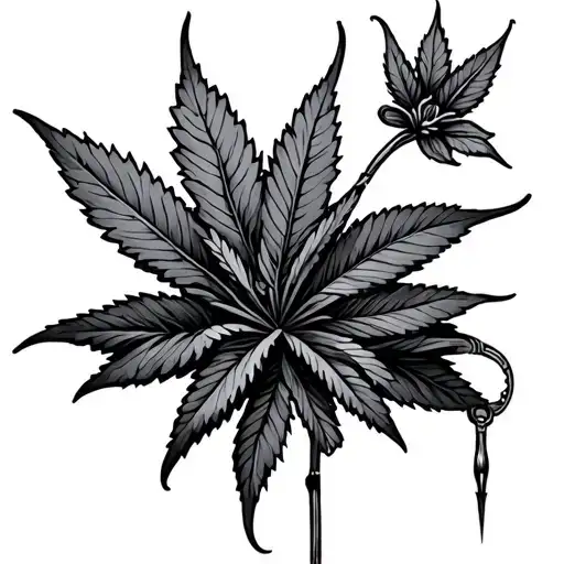 420 tattoo design idea