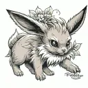 eevee pokemon tattoo design idea