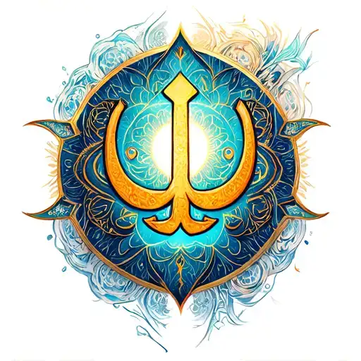 Allah God tattoo design idea