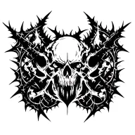 Dark Sharp Lines, Thorns, Outlines,  tattoo design idea