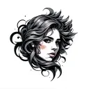 Elbow tattoo design idea