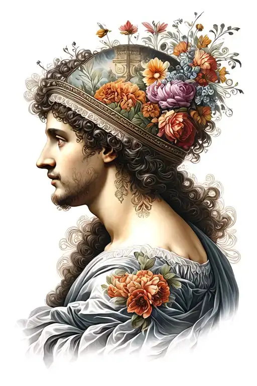 Full-Back Piece – The Pinnacle of Thought (Renaissance Grand Narrative)	•	Style: A classical Renaissance painting akin  tattoo design idea