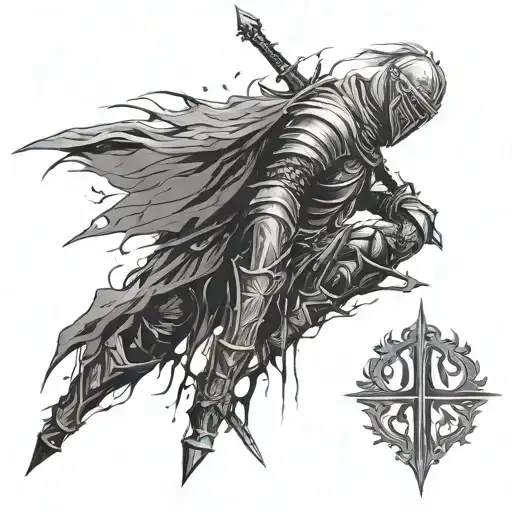 dark souls 3 tattoo design idea