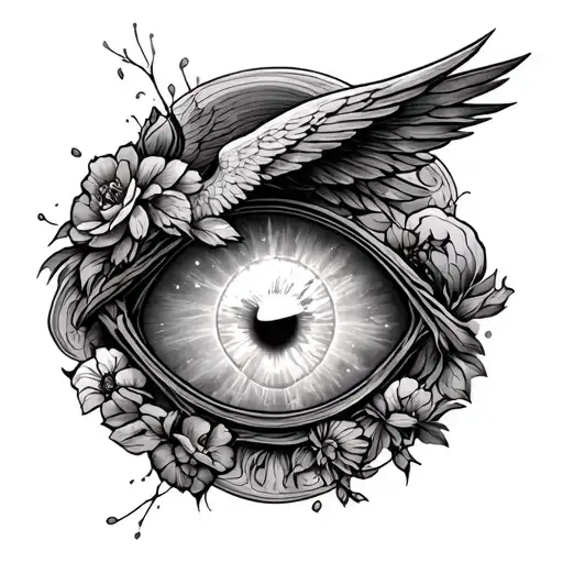 past present future board tattoo design idea