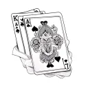 irish casino tattoo design idea