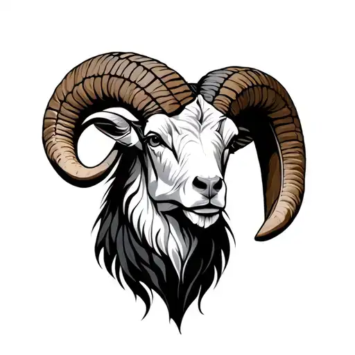 Aries Ram tattoo design idea