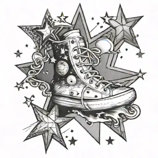 let's go see the stars  tattoo design idea