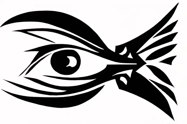 horus and ra eye tattoo design idea
