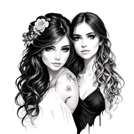 Melissa & Alara tattoo design idea