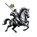 St George tattoo design idea