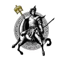 St George tattoo design idea