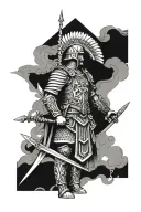 centurion tattoo design idea