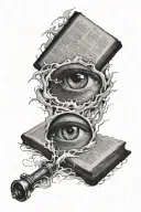 realize everyone ain't loyal with a eye below it forming a tear and a bible verse  tattoo design idea