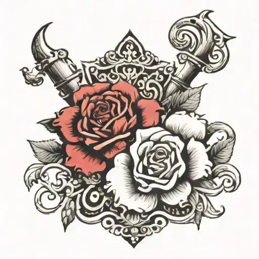 Krone tattoo design idea