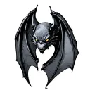 Bat Collarbone tattoo design idea