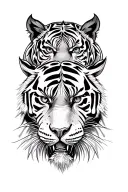 3 tigers face tattoo design tattoo design idea