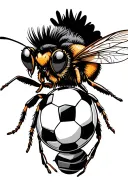 bee's, racing, soccer and 6 tattoo design idea