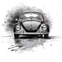 Volkswagen Beetle tattoo design idea